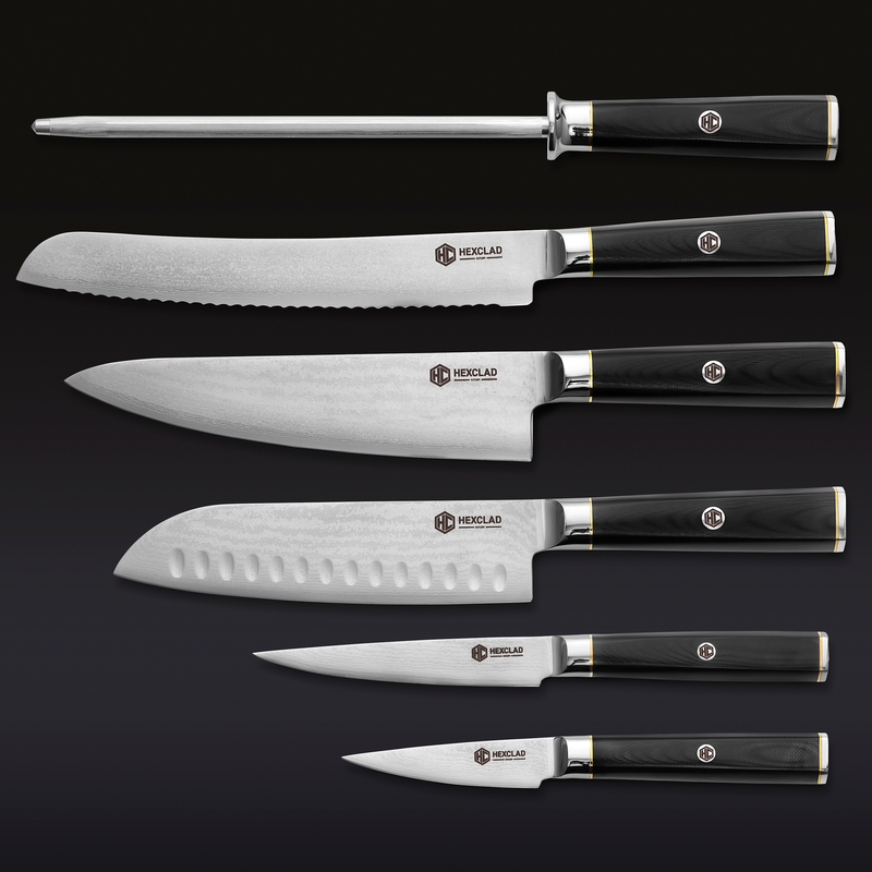 Master Series Damascus Steel Knife Set, 6-pc G7